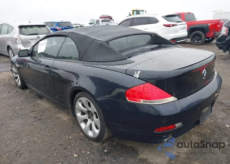 2006 BMW 650I из США, поврежденный, VIN WBAEK13406CN77619